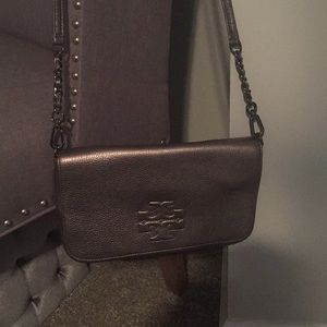 Tory Burch Grey Crossbody Bag